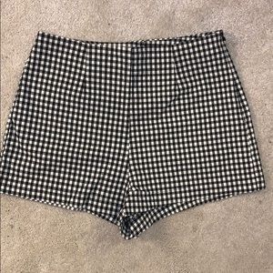 pacsun gingham shorts